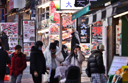 외식 물가 지수 상승률 2.9% [연합뉴스]